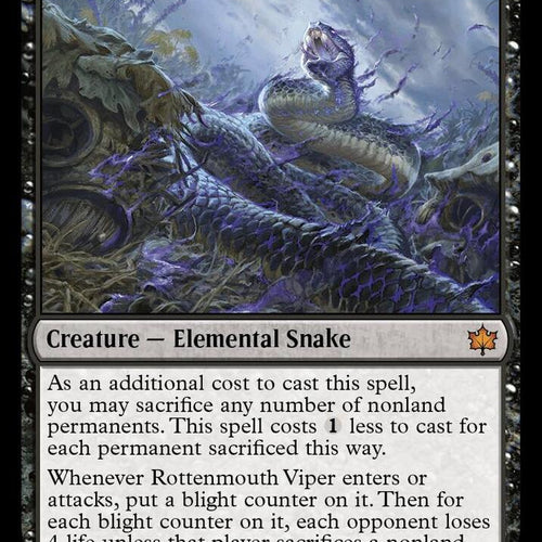 CardboardCrack - Rottenmouth Viper - Bloomburrow (BLB)