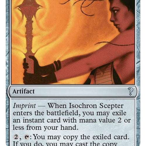 CardboardCrack - Isochron Scepter (White Border) - Mystery Booster 2 (MB2)