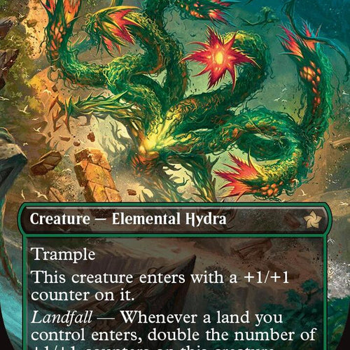 CardboardCrack - Mossborn Hydra (Borderless) - Foundations (FDN)