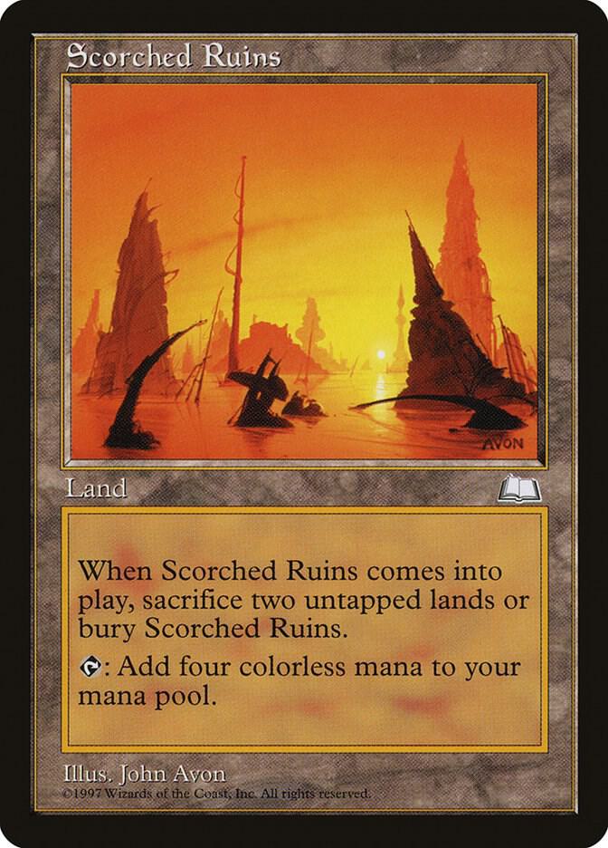 CardboardCrack - Scorched Ruins - Weatherlight (WTH)