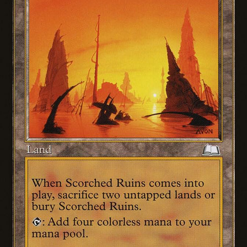 CardboardCrack - Scorched Ruins - Weatherlight (WTH)