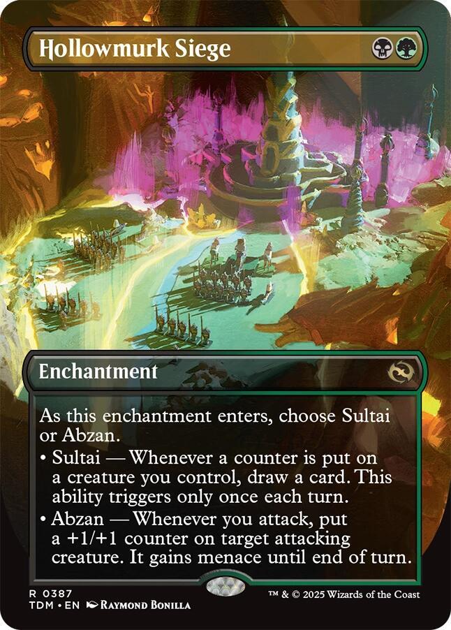 CardboardCrack - Hollowmurk Siege (Borderless) - Tarkir: Dragonstorm (TDM)
