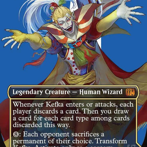 CardboardCrack - Kefka, Court Mage (0398) (Borderless) - FINAL FANTASY (FIN)