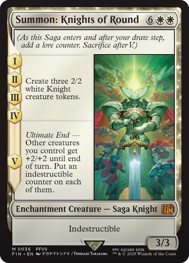 CardboardCrack - Summon: Knights of Round - FINAL FANTASY (FIN)