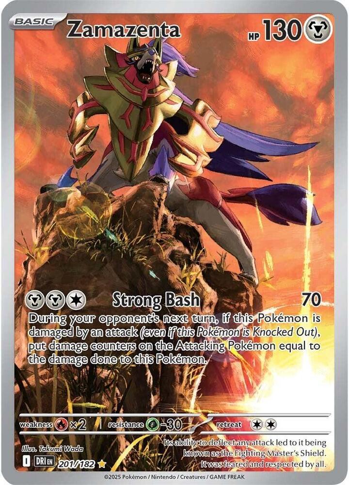 CardboardCrack - Zamazenta - 201/182 - SV10: Destined Rivals (DRI)