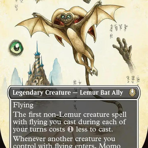 CardboardCrack - Momo, Friendly Flier (Borderless) - Avatar: The Last Airbender (TLA) - FOIL