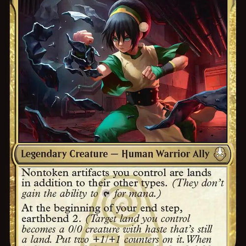 CardboardCrack - Toph, the First Metalbender - Avatar: The Last Airbender (TLA) - FOIL