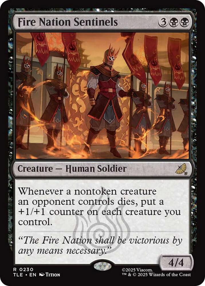 CardboardCrack - Fire Nation Sentinels - Avatar: The Last Airbender: Eternal-Legal (TLE) - FOIL
