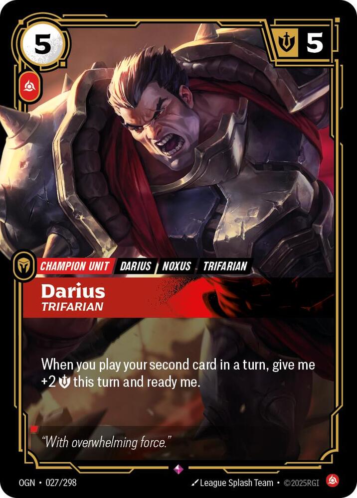 CardboardCrack - Darius - Trifarian - Origins (OGN)