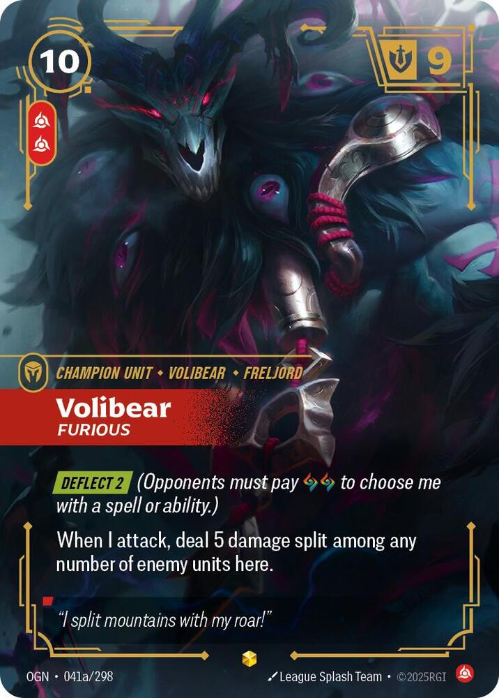 CardboardCrack - Volibear - Furious (Alternate Art) - Origins (OGN)