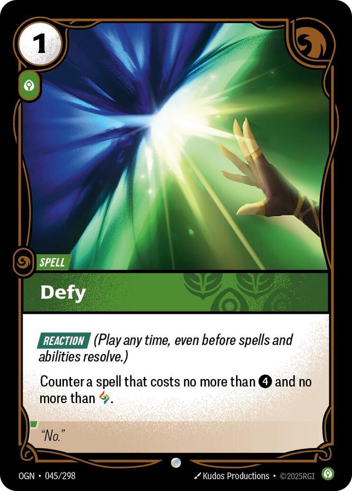 CardboardCrack - Defy - Origins (OGN) - FOIL
