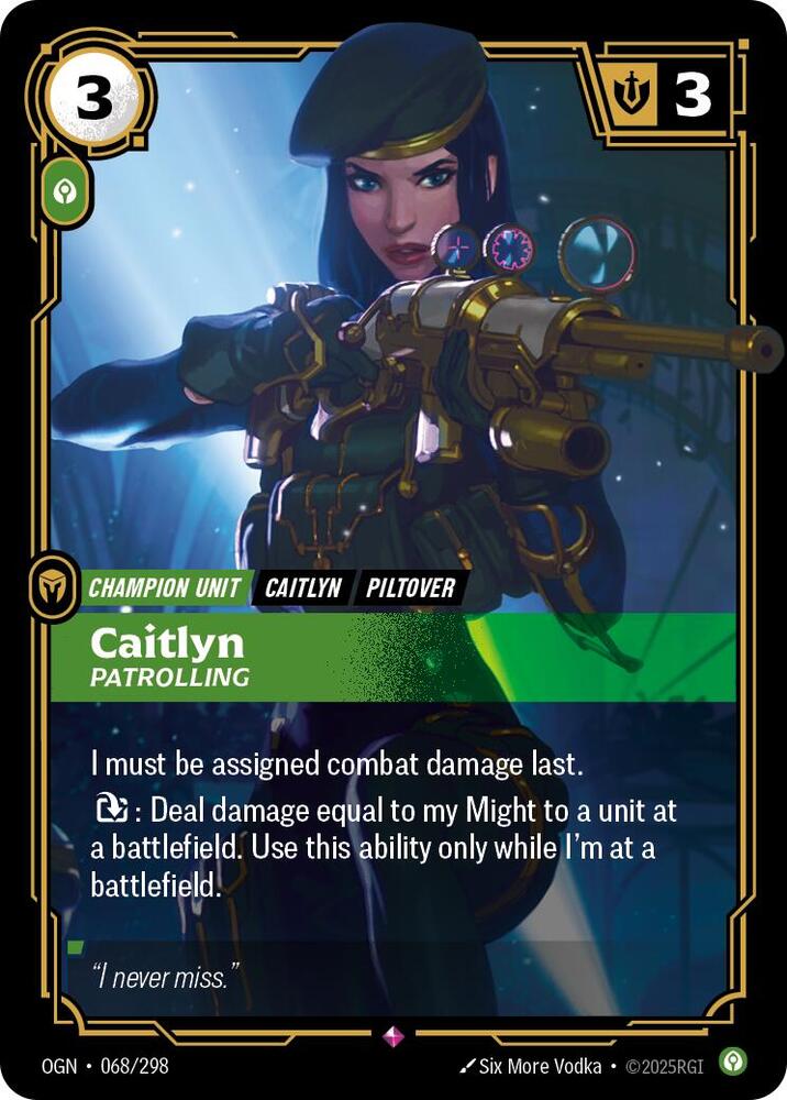 CardboardCrack - Caitlyn - Patrolling - Origins (OGN)
