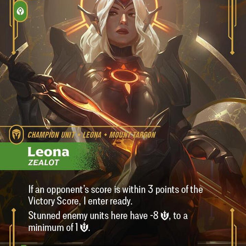 CardboardCrack - Leona - Zealot (Alternate Art) - Origins (OGN)