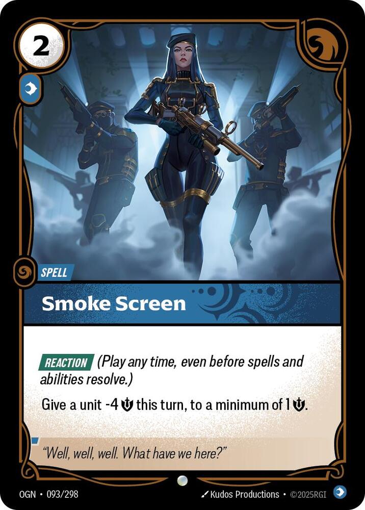 CardboardCrack - Smoke Screen - Origins (OGN) - FOIL