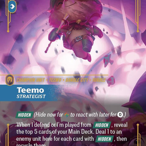CardboardCrack - Teemo - Strategist - Origins (OGN)