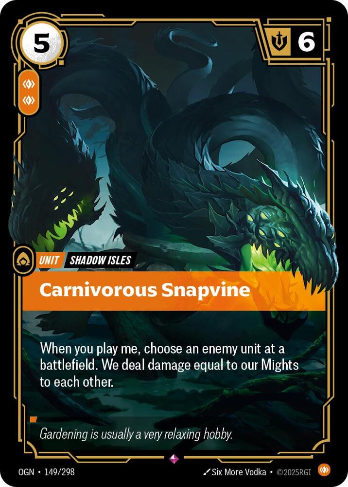 CardboardCrack - Carnivorous Snapvine - Origins (OGN)