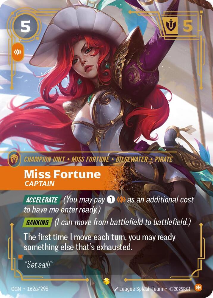 CardboardCrack - Miss Fortune - Captain (Alternate Art) - Origins (OGN)