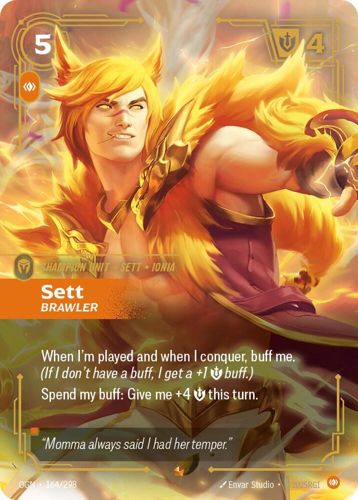 CardboardCrack - Sett - Brawler - Origins (OGN)