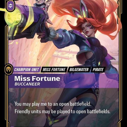 CardboardCrack - Miss Fortune - Buccaneer (Alternate Art) - Origins (OGN)