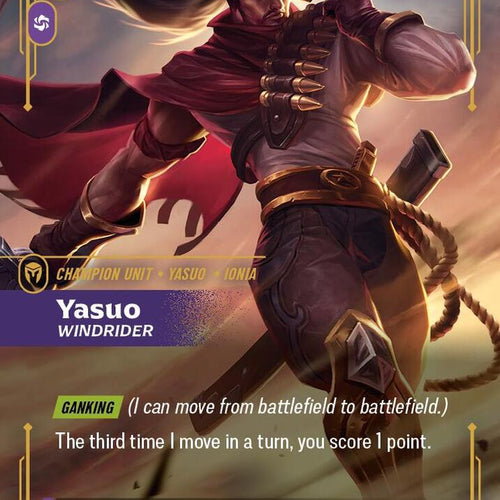 CardboardCrack - Yasuo - Windrider (Alternate Art) - Origins (OGN)