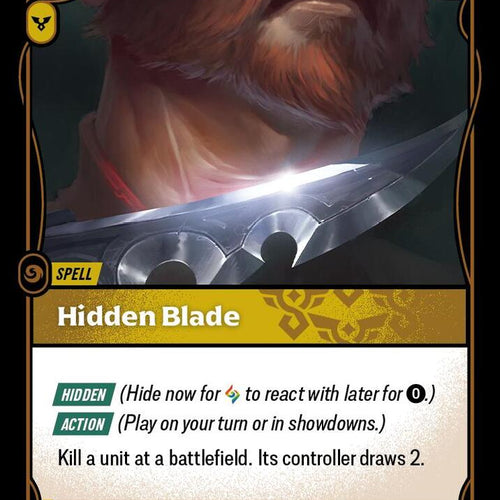 CardboardCrack - Hidden Blade - Origins (OGN) - FOIL