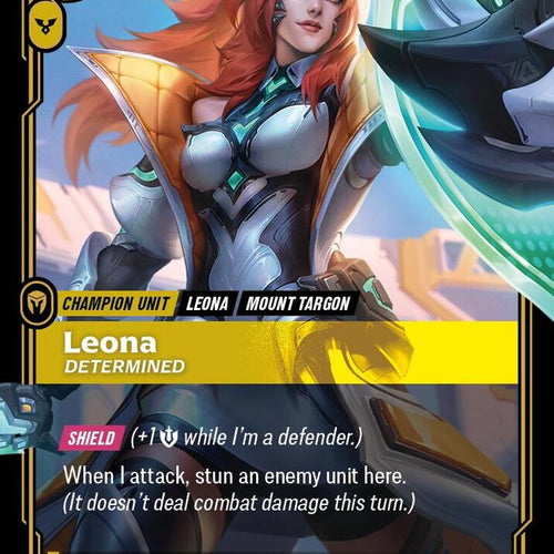CardboardCrack - Leona - Determined (Alternate Art) - Origins (OGN)