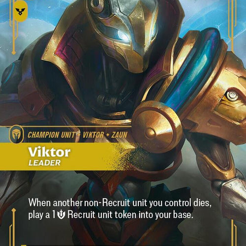 CardboardCrack - Viktor - Leader (Alternate Art) - Origins (OGN)