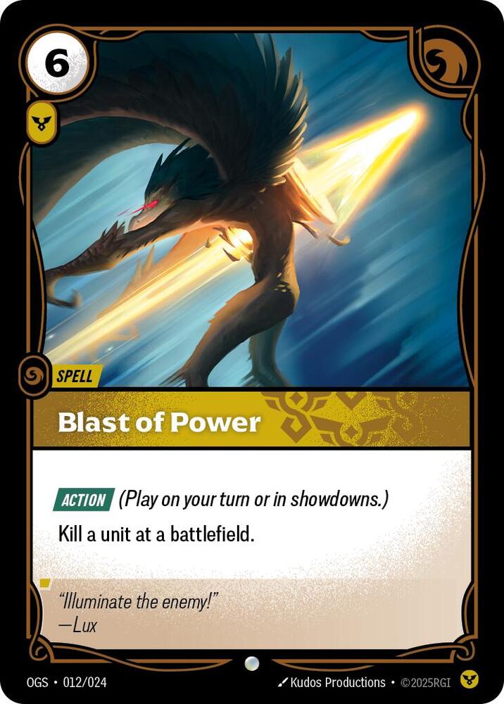 CardboardCrack - Blast of Power - Origins: Proving Grounds (OGS:PG)