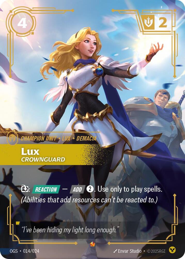 CardboardCrack - Lux - Crownguard - Origins: Proving Grounds (OGS:PG)