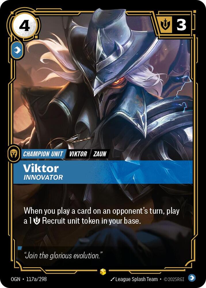 CardboardCrack - Viktor - Innovator (Alternate Art) - Origins (OGN)