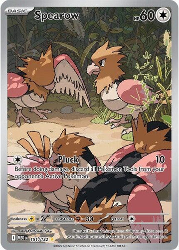 CardboardCrack - Spearow - 151/132 - ME01: Mega Evolution (MEG)