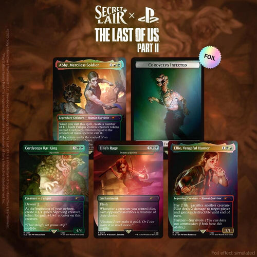 CardboardCrack - Secret Lair x The Last of Us Part II - Rainbow Foil Edition