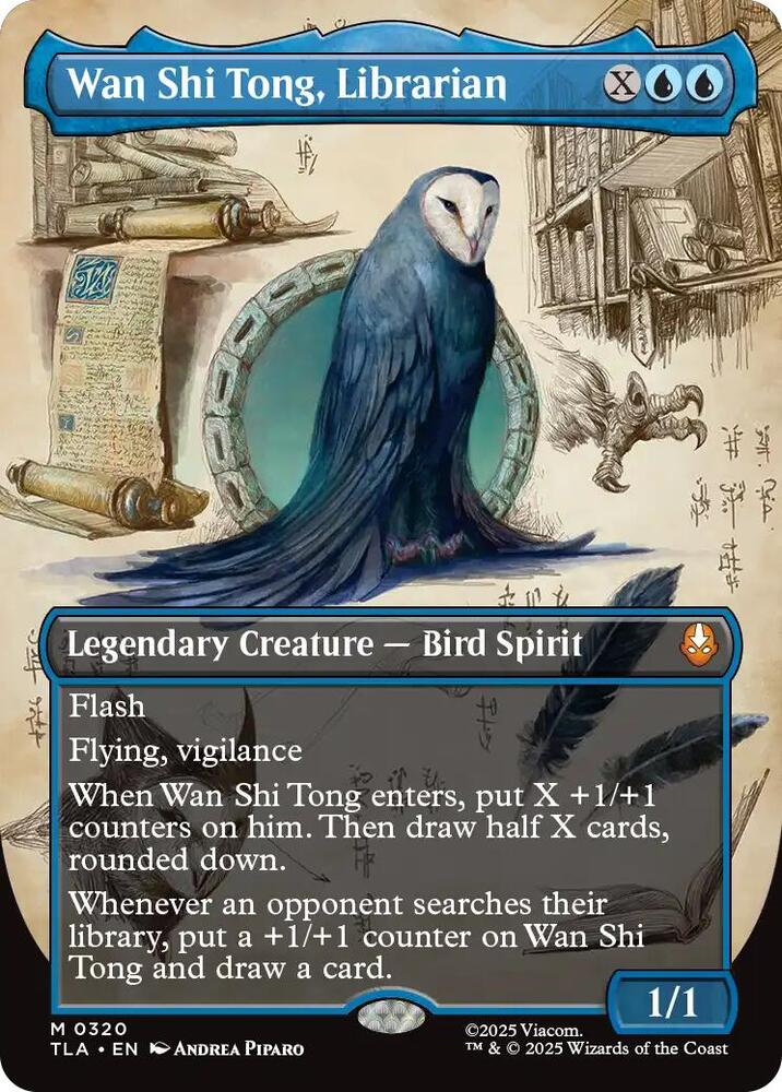 CardboardCrack - Wan Shi Tong, Librarian (Borderless) - Avatar: The Last Airbender (TLA) - FOIL