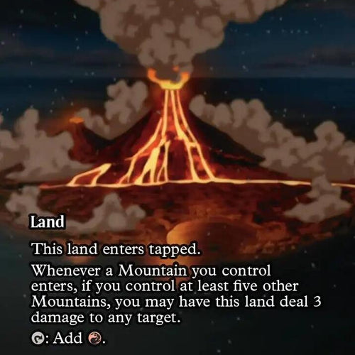CardboardCrack - Volcano of Roku's Island - Valakut, the Molten Pinnacle (Borderless) - Avatar: The Last Airbender: Eternal-Legal (TLE)