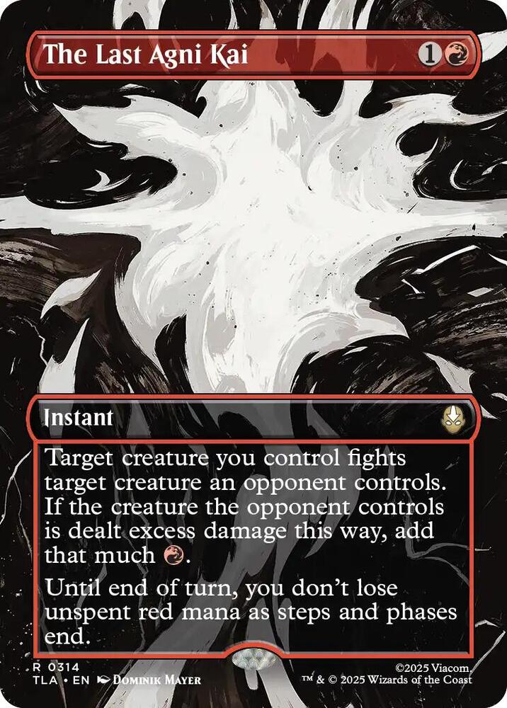 CardboardCrack - The Last Agni Kai (Borderless) - Avatar: The Last Airbender (TLA) - FOIL