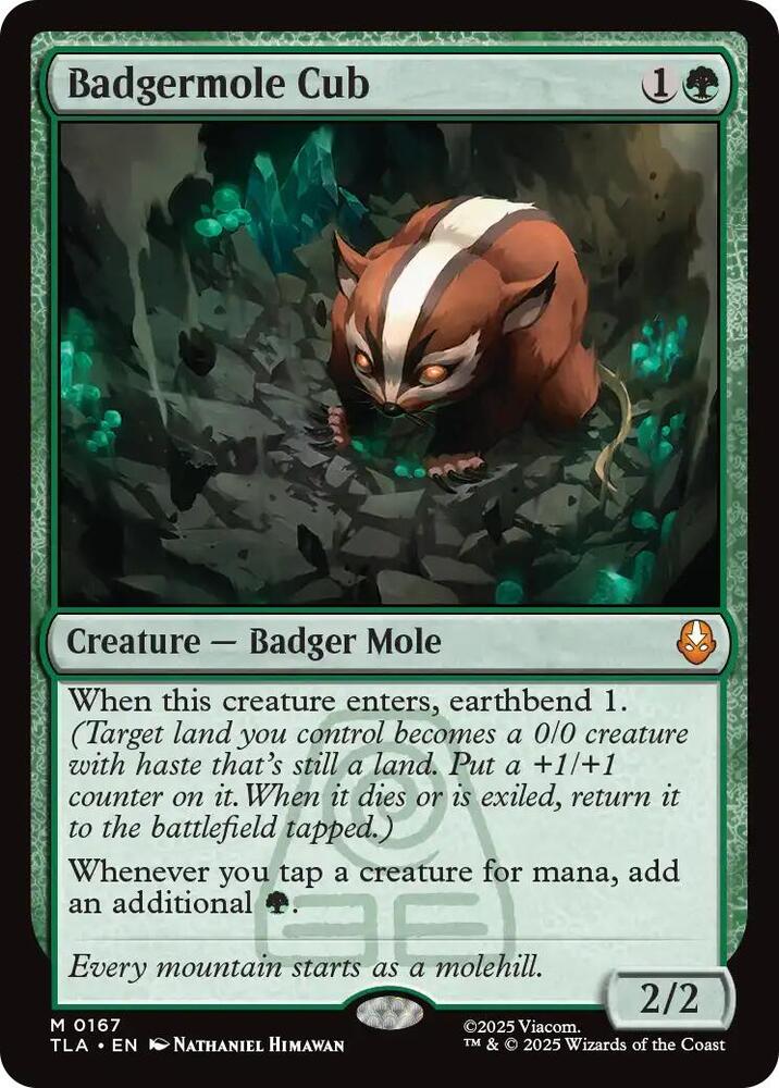 CardboardCrack - Badgermole Cub - Avatar: The Last Airbender (TLA) - FOIL