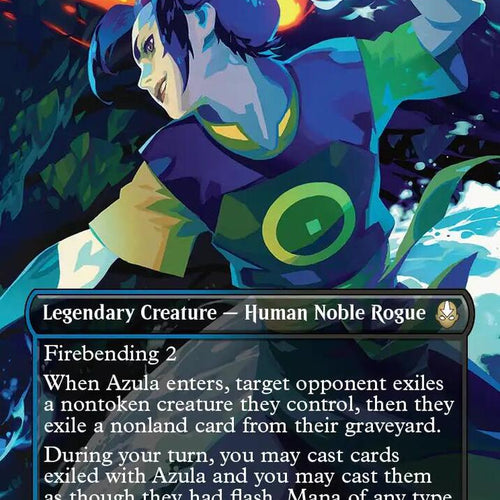 CardboardCrack - Azula, Cunning Usurper (Borderless) - Avatar: The Last Airbender (TLA) - FOIL