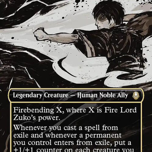 CardboardCrack - Fire Lord Zuko (Borderless) - Avatar: The Last Airbender (TLA) - FOIL