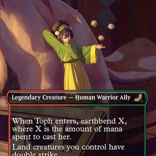 CardboardCrack - Toph, Greatest Earthbender (Borderless) - Avatar: The Last Airbender: Eternal-Legal (TLE)