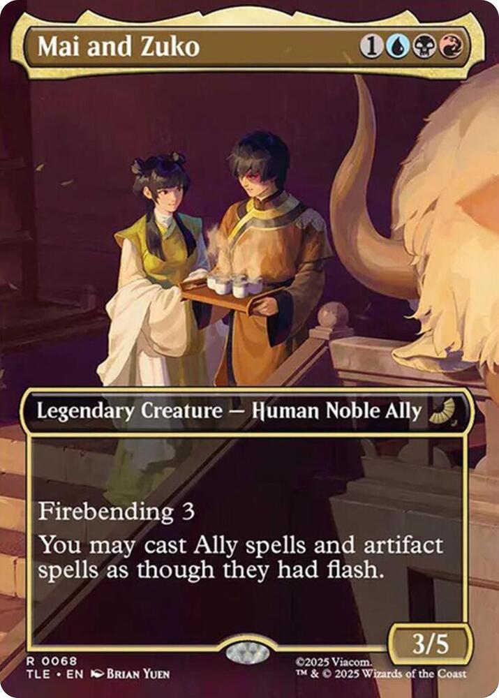 CardboardCrack - Mai and Zuko (Borderless) - Avatar: The Last Airbender: Eternal-Legal (TLE)