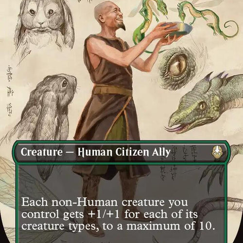 CardboardCrack - Diligent Zookeeper (Borderless) - Avatar: The Last Airbender (TLA) - FOIL