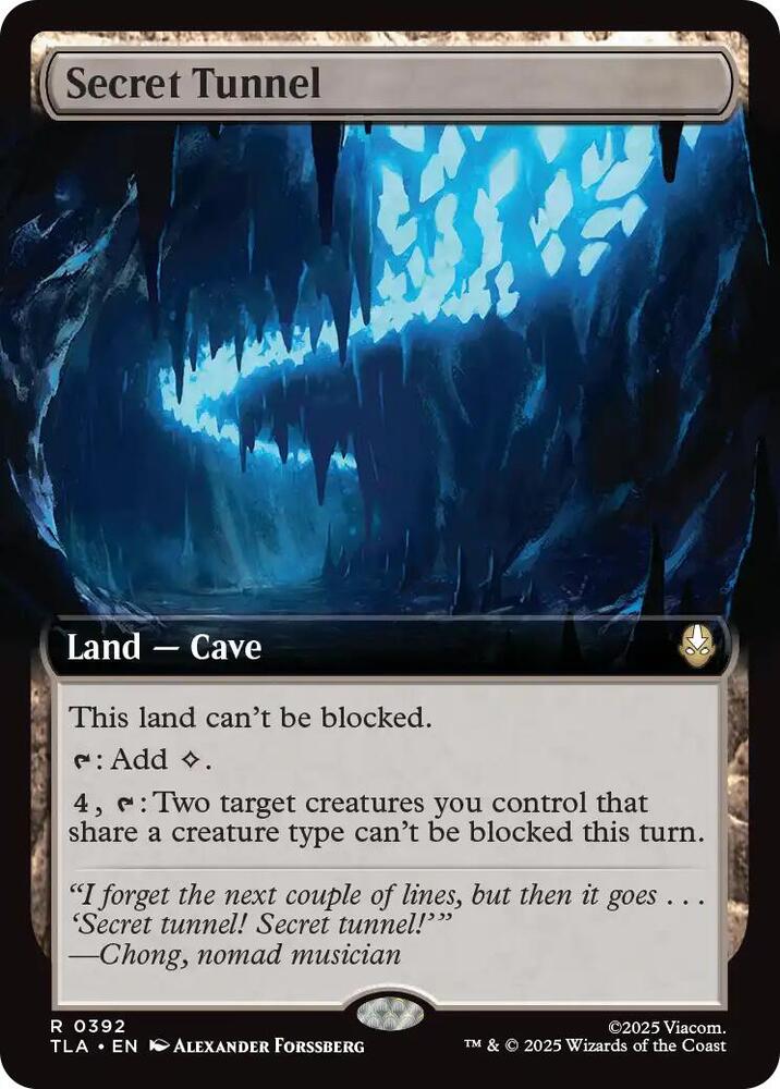 CardboardCrack - Secret Tunnel (Extended Art) - Avatar: The Last Airbender (TLA) - FOIL