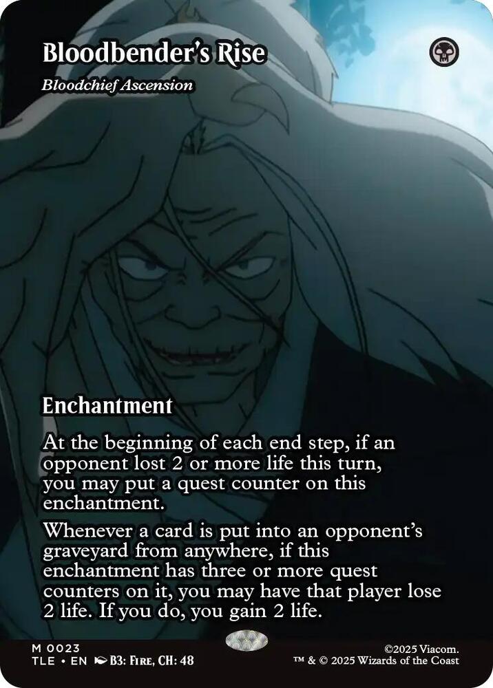 CardboardCrack - Bloodbender's Rise - Bloodchief Ascension (Borderless) - Avatar: The Last Airbender: Eternal-Legal (TLE)