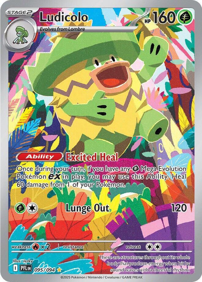 CardboardCrack - Ludicolo - 095/094 - ME02: Phantasmal Flames (PFL)