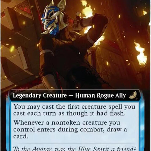 CardboardCrack - The Blue Spirit (Extended Art) - Avatar: The Last Airbender: Eternal-Legal (TLE) - FOIL