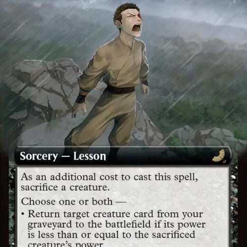 CardboardCrack - Desperate Plea (Extended Art) - Avatar: The Last Airbender: Eternal-Legal (TLE) - FOIL