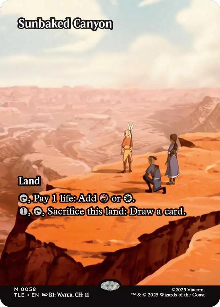 CardboardCrack - Sunbaked Canyon (Borderless) - Avatar: The Last Airbender: Eternal-Legal (TLE)
