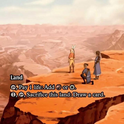 CardboardCrack - Sunbaked Canyon (Borderless) - Avatar: The Last Airbender: Eternal-Legal (TLE)