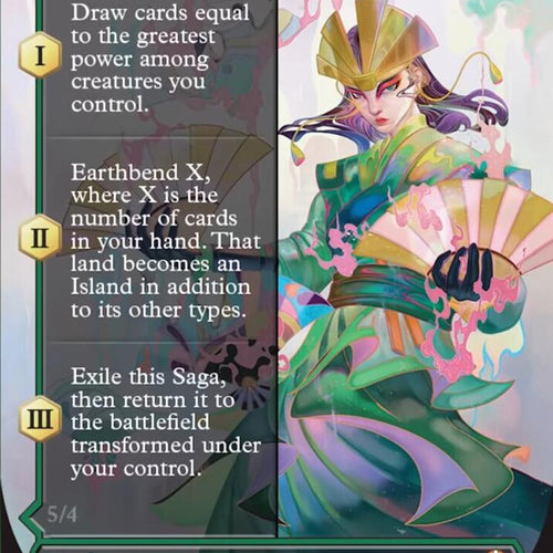 CardboardCrack - The Legend of Kyoshi (Borderless) - Avatar: The Last Airbender (TLA) - FOIL