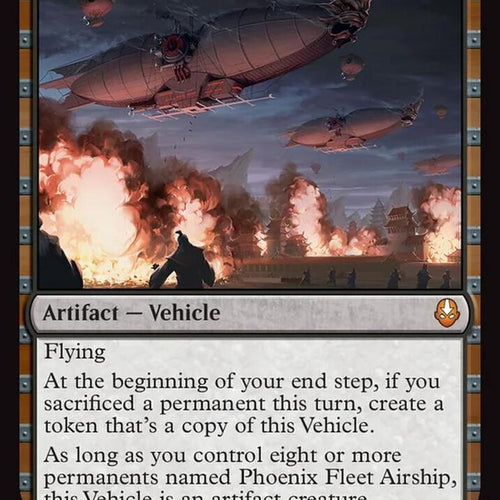 CardboardCrack - Phoenix Fleet Airship - Avatar: The Last Airbender (TLA) - FOIL